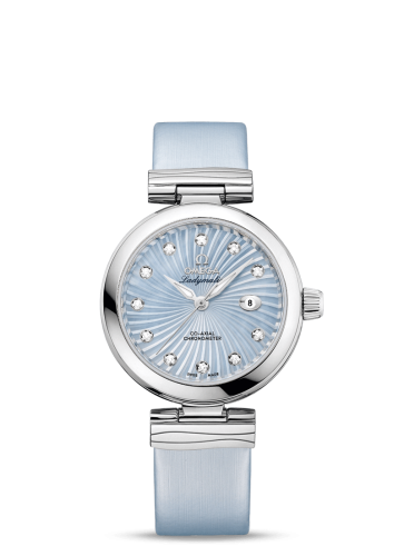 Omega LadyMatic Co-Axial 34 Stainless Steel / Blue MOP